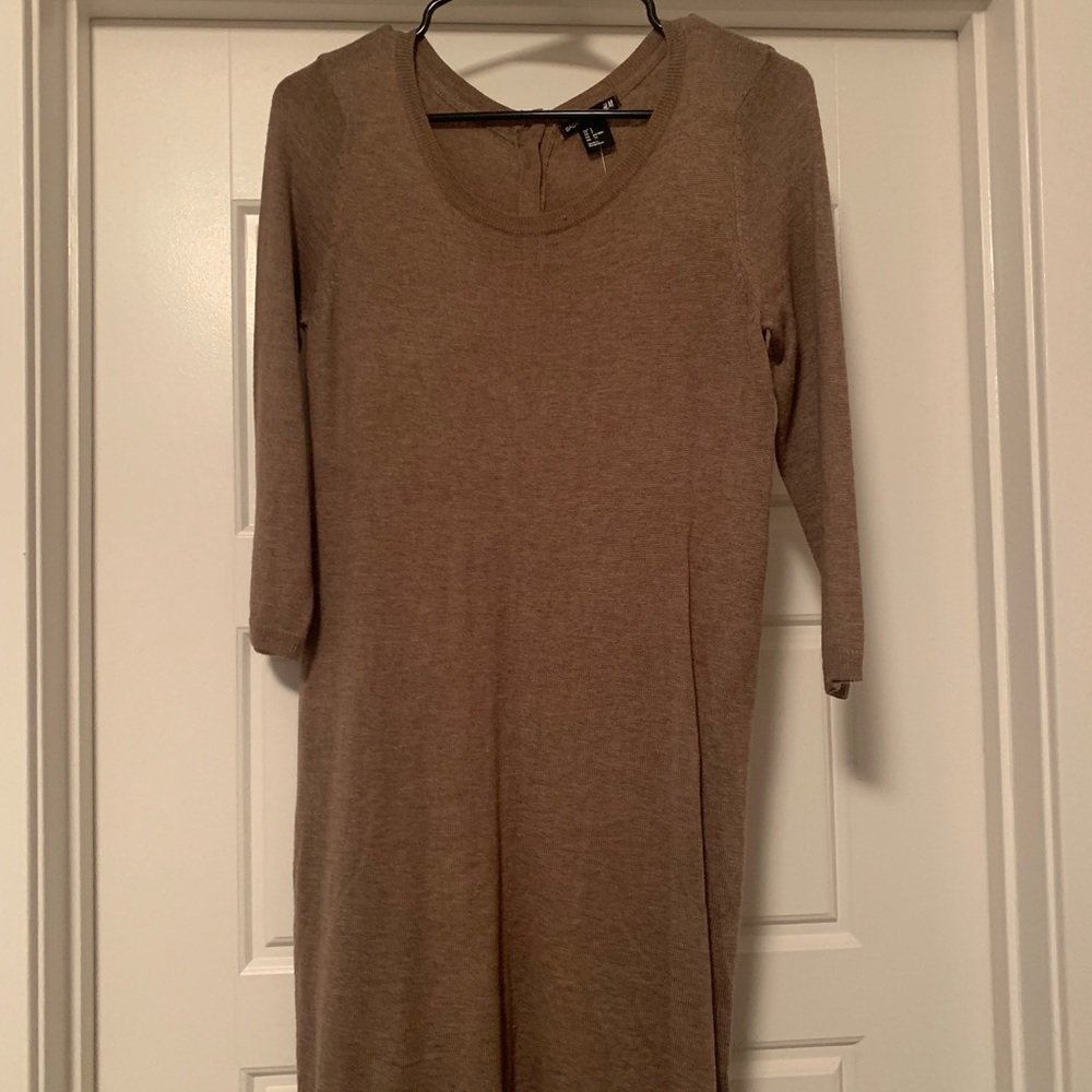 H&M brown bodycon dress (S)